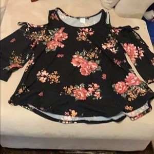 Floral Off the Shoulder top